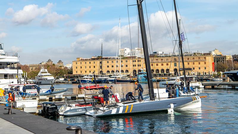 INEOS Britannia - AC40 - Day 27- January 30, 2024 - Barcelona - photo © Paul Todd/America's Cup