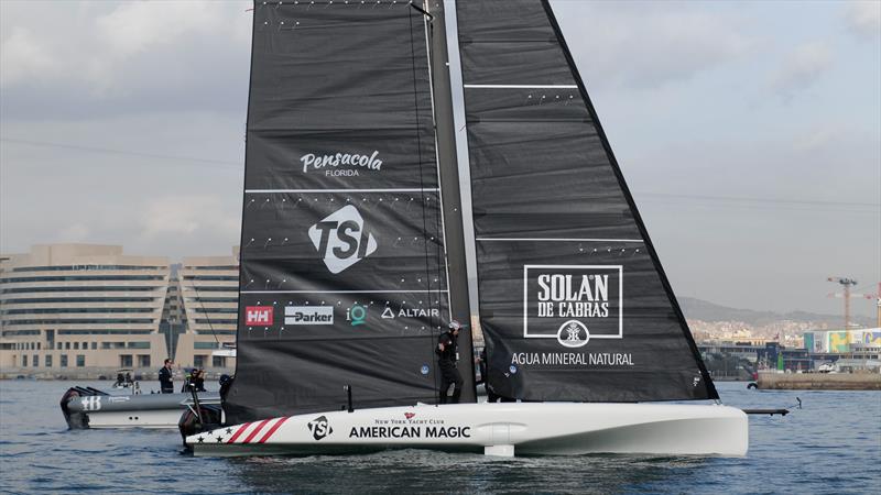 American Magic - AC40 - Day 83 - January 30, 2024 - Barcelona - photo © Ugo Fonolla / America's Cup