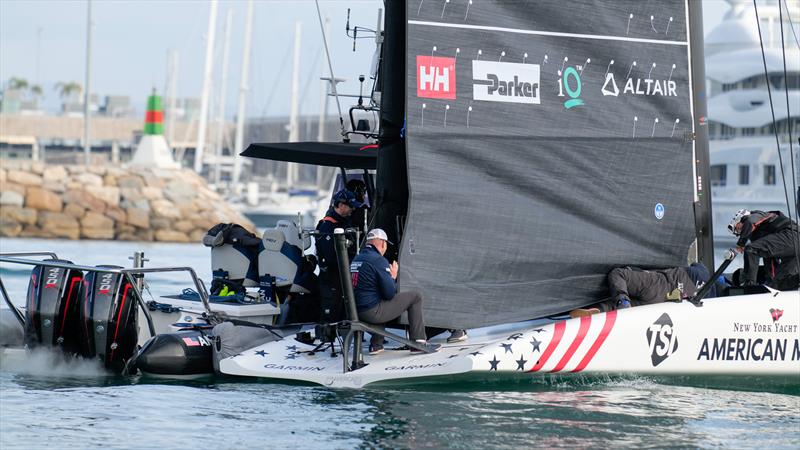 American Magic - AC40 - Day 83 - January 30, 2024 - Barcelona - photo © Ugo Fonolla / America's Cup