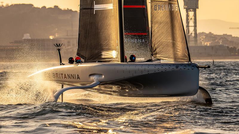 INEOS Britannia - AC40 - Day 28 - January 31, 2024 - Barcelona - photo © Paul Todd/America's Cup