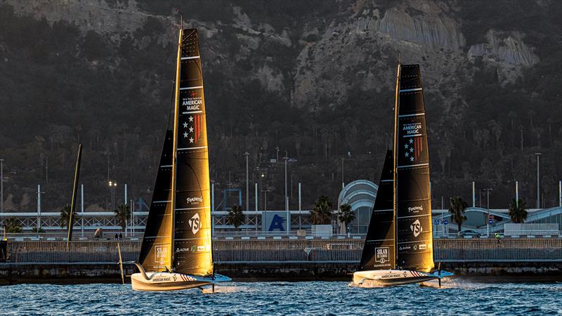 American Magic - AC40 - Day 84 - January 31, 2024 - Barcelona photo copyright Ugo Fonolla / America's Cup taken at Royal Yacht Squadron and featuring the AC40 class