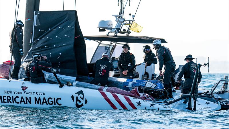 American Magic - AC40 - Day 84 - January 31, 2024 - Barcelona - photo © Ugo Fonolla / America's Cup