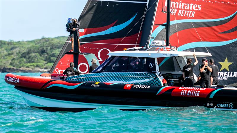 Emirates Team New Zealand - LEQ12 Prototype -  Day 62, February 1, 2024 - Auckland - photo © Sam Thom / America's Cup