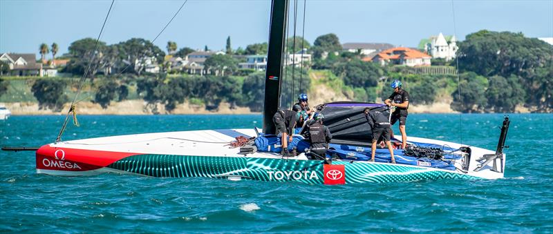 Emirates Team New Zealand - LEQ12 Prototype -  Day 62, February 1, 2024 - Auckland - photo © Sam Thom / America's Cup