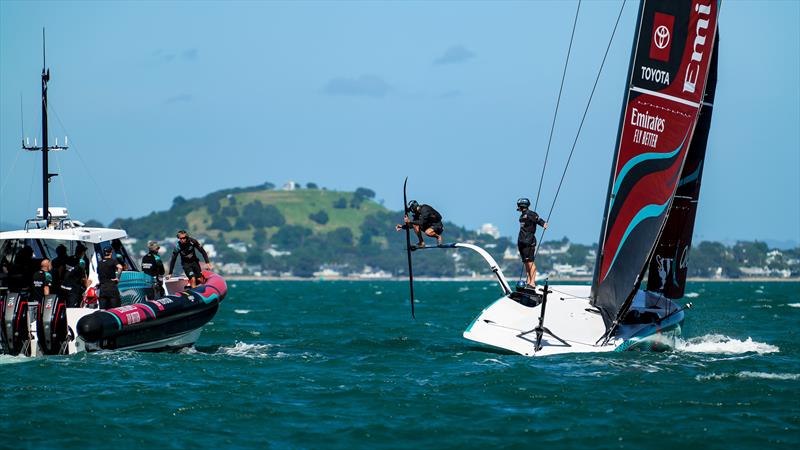 Emirates Team New Zealand - LEQ12 Prototype -  Day 62, February 1, 2024 - Auckland - photo © Sam Thom / America's Cup