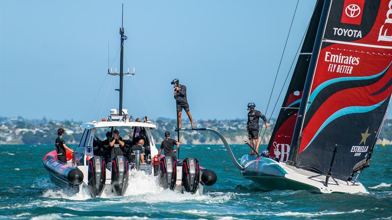 Emirates Team New Zealand - LEQ12 Prototype -  Day 62, February 1, 2024 - Auckland - photo © Sam Thom / America's Cup