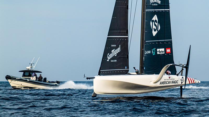 American Magic - AC40 - Day 85 - February 1, 2024 - Barcelona - photo © Ugo Fonolla / America's Cup