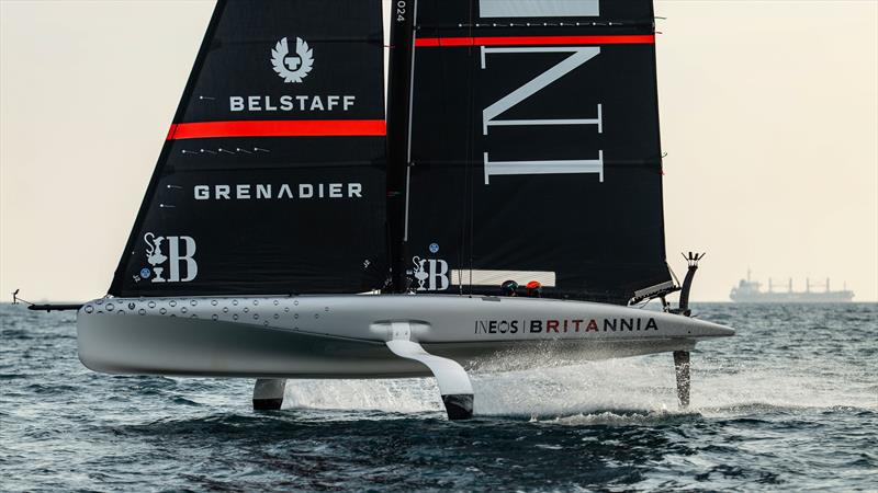 INEOS Britannia - AC40 - Day 29 - February 1, 2024 - Barcelona - photo © Paul Todd/America's Cup