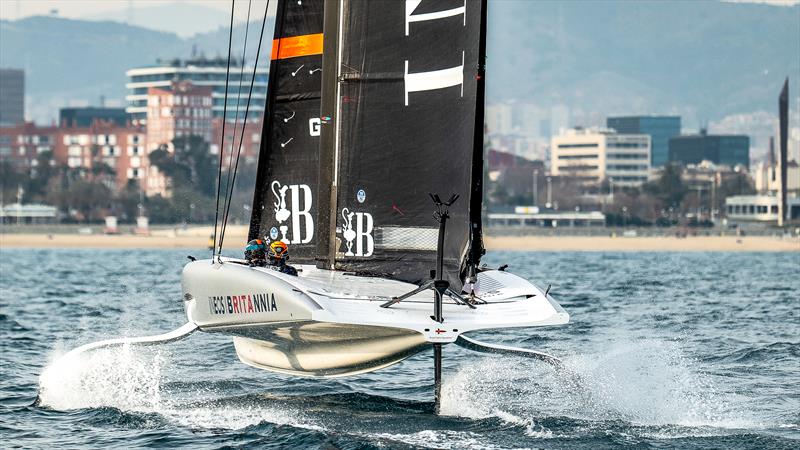 INEOS Britannia - AC40 - Day 29 - February 1, 2024 - Barcelona - photo © Paul Todd/America's Cup