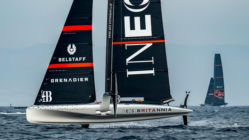 INEOS Britannia - AC40 - Day 29 - February 1, 2024 - Barcelona - photo © Paul Todd/America's Cup