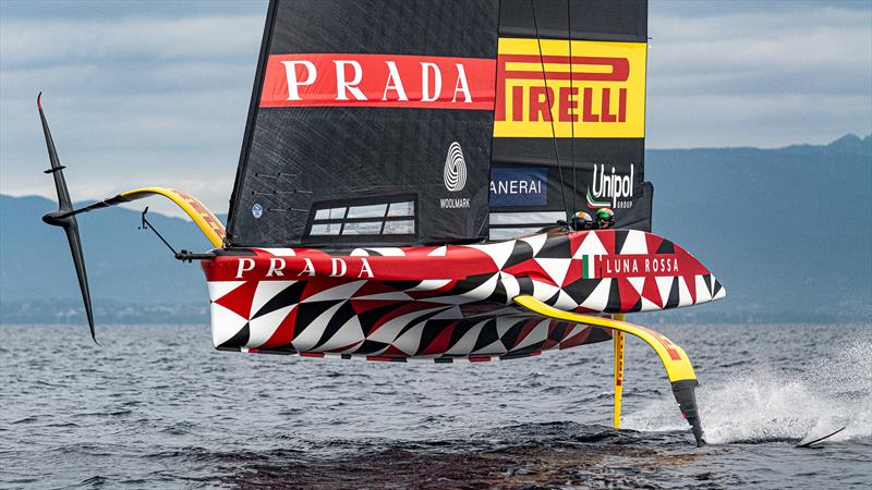 Luna Rossa - AC40 - Day 117 - February 1, 2024 - Barcelona photo copyright Ivo Rovira / America's Cup taken at Circolo della Vela Sicilia and featuring the AC40 class