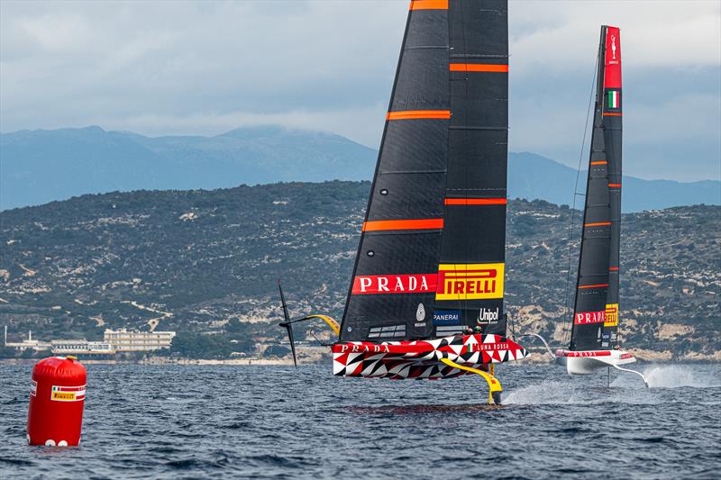 Luna Rossa - AC40 - Day 117 - February 1, 2024 - Barcelona photo copyright Ivo Rovira / America's Cup taken at Circolo della Vela Sicilia and featuring the AC40 class