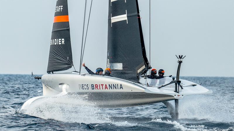 INEOS Britannia - AC40 - Day 30 - February 2, 2024 - Barcelona - photo © Paul Todd/America's Cup