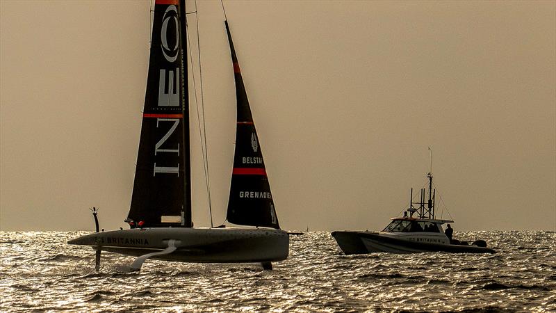 INEOS Britannia - AC40 - Day 30 - February 2, 2024 - Barcelona - photo © Paul Todd/America's Cup