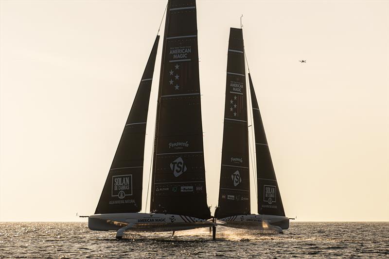 American Magic - AC40 - Day 86 - February 2, 2024 - Barcelona - photo © Ugo Fonolla / America's Cup