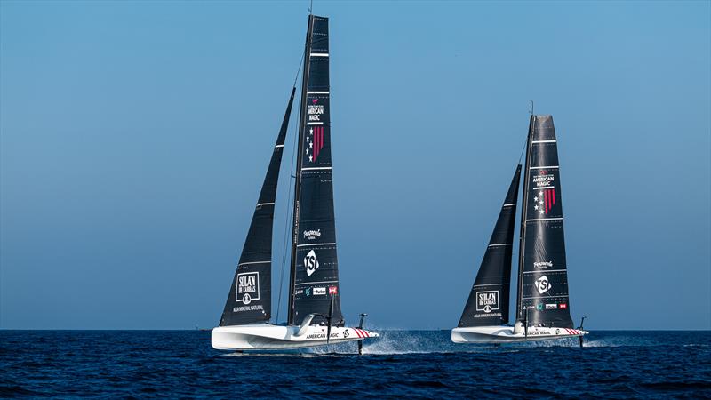 American Magic - AC40 - Day 86 - February 2, 2024 - Barcelona - photo © Ugo Fonolla / America's Cup