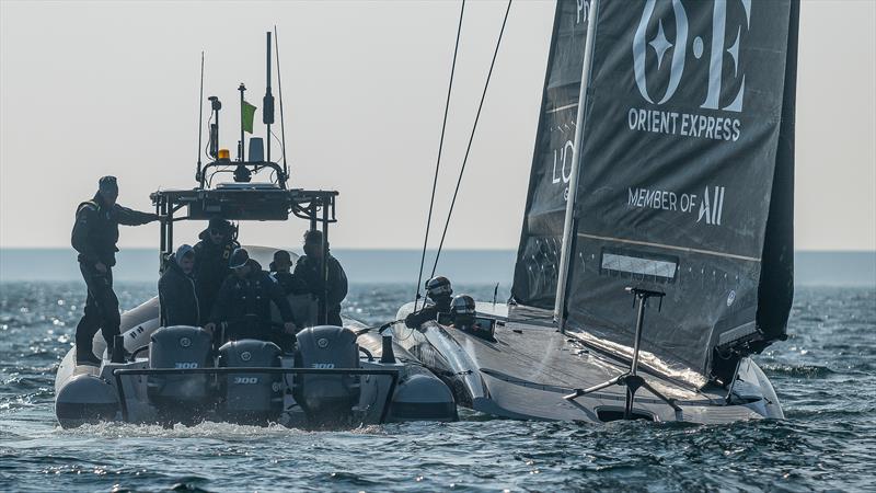 Orient Express Racing Team - AC40 - Day 5 - February 7, 2024 - Barcelona photo copyright Job Vermeulen / America's Cup taken at Yacht Club de France and featuring the AC40 class