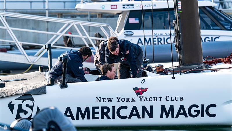 American Magic - AC40 - Day 88 - February 7, 2024 - Barcelona photo copyright Ugo Fonolla / America's Cup taken at Royal Yacht Squadron and featuring the AC40 class