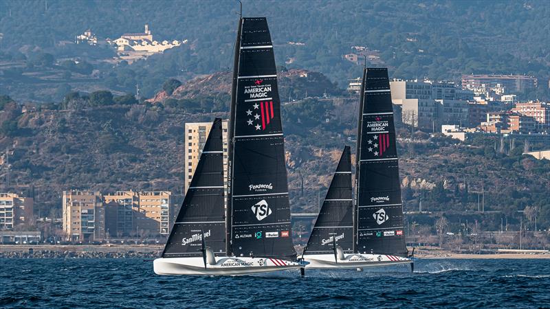 American Magic - AC40 - Day 88 - February 7, 2024 - Barcelona - photo © Ugo Fonolla / America's Cup