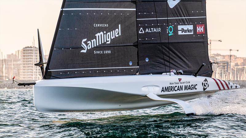 American Magic - AC40 - Day 88 - February 7, 2024 - Barcelona - photo © Ugo Fonolla / America's Cup