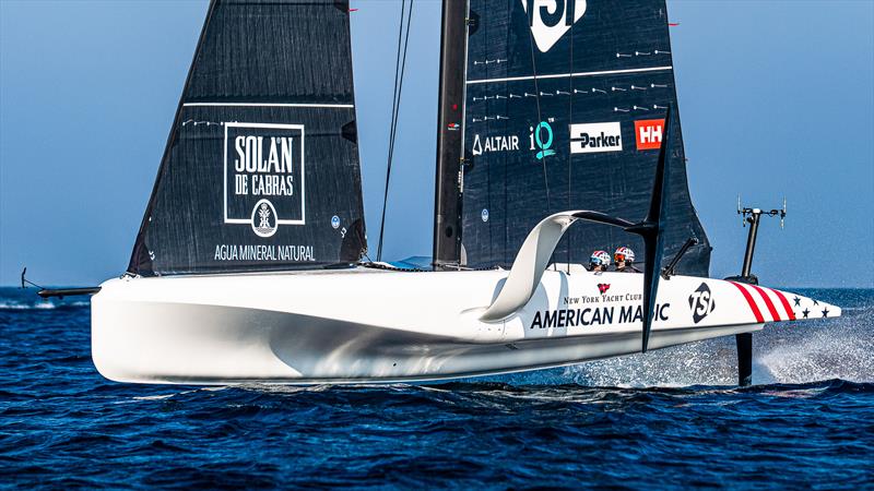 American Magic - AC40 - Day 88 - February 7, 2024 - Barcelona photo copyright Ugo Fonolla / America's Cup taken at Royal Yacht Squadron and featuring the AC40 class