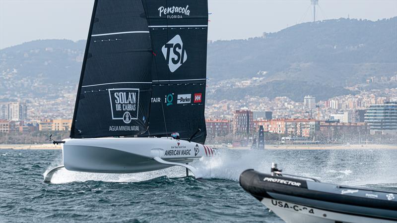 American Magic - AC40 - Day 89 - February 8, 2024 - Barcelona - photo © Ugo Fonolla / America's Cup