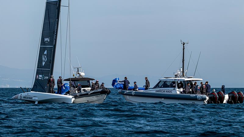 American Magic - AC40 - Day 89 - February 8, 2024 - Barcelona - photo © Ugo Fonolla / America's Cup