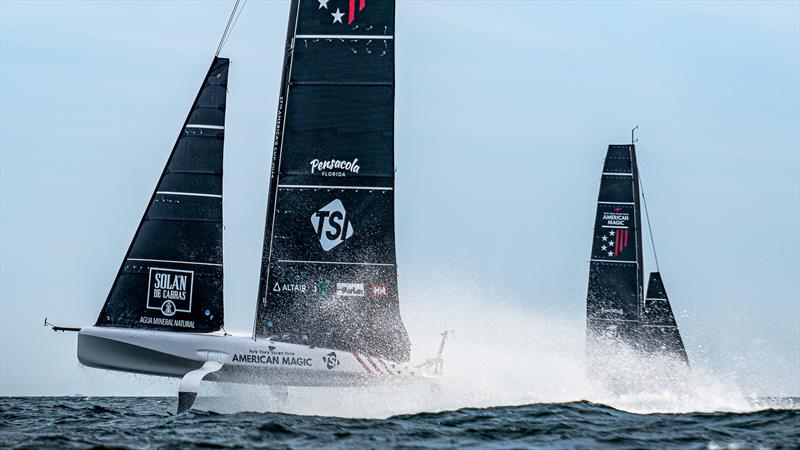 American Magic - AC40 - Day 89 - February 8, 2024 - Barcelona - photo © Ugo Fonolla / America's Cup