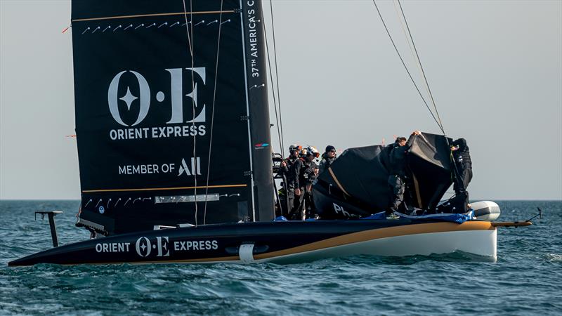 Orient Express Racing Team - AC40 - Day 6 - February 8, 2024 - Barcelona - photo © Job Vermeulen / America's Cup