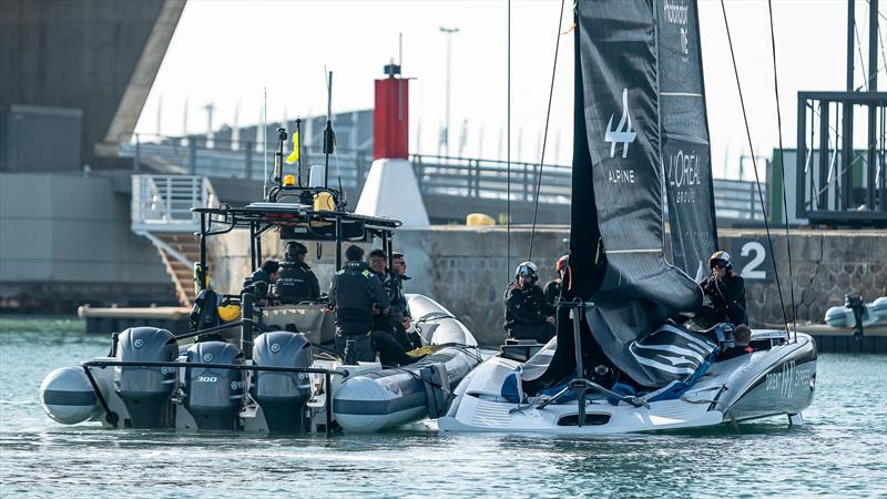 Orient Express Racing Team - AC40 - Day 6 - February 8, 2024 - Barcelona - photo © Job Vermeulen / America's Cup