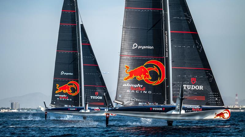 Alinghi Red Bull Racing - AC40 - Day 75 - February 12, 2024 - Jeddah, Saudi Arabia - photo © Alex Carabi / America's Cup