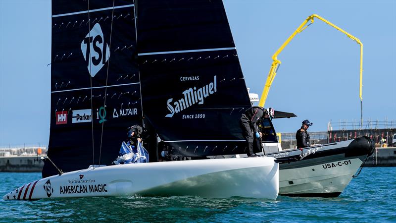 American Magic - AC40 - Day 90 - February 13, 2024 - Barcelona - photo © Ugo Fonolla / America's Cup