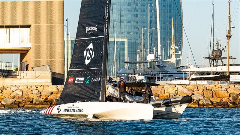 American Magic - AC40 - Day 90 - February 13, 2024 - Barcelona - photo © Ugo Fonolla / America's Cup