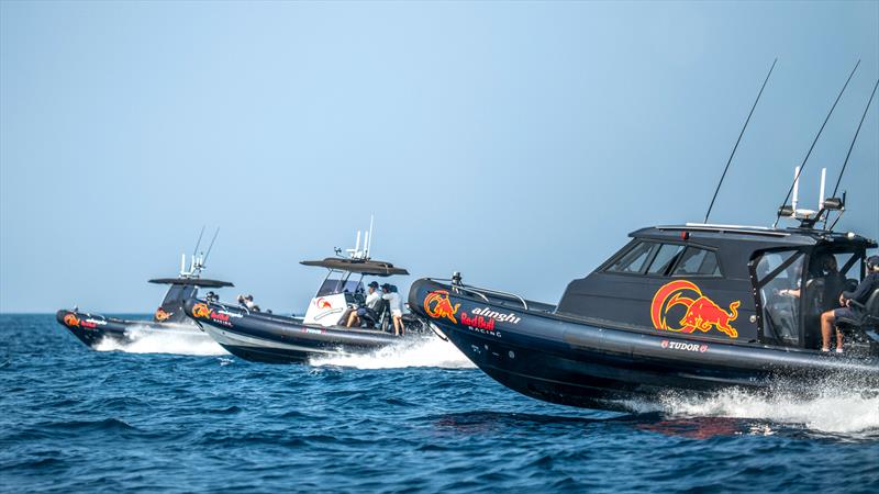 Alinghi Red Bull Racing - AC40 - Day 77 - February 14, 2024 - Jeddah, Saudi Arabia photo copyright Alex Carabi / America's Cup taken at Société Nautique de Genève and featuring the AC40 class