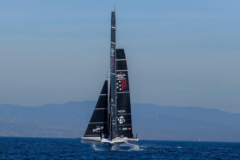 American Magic - AC40 - Day 91 - February 14, 2024 - Barcelona - photo © Ugo Fonolla / America's Cup