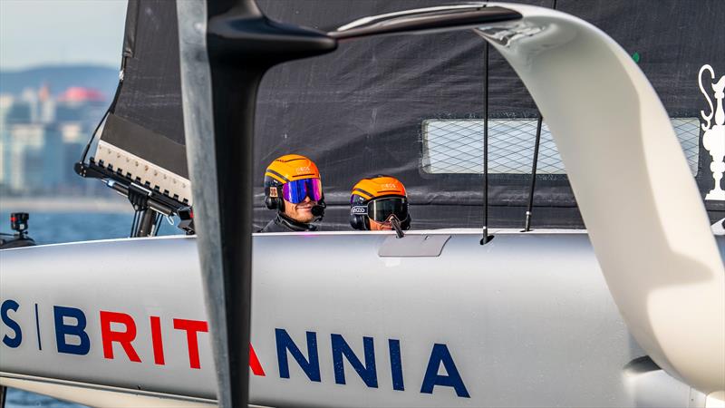 INEOS Britannia - AC40 - Day 33 - February 14, 2024 - Barcelona - photo © Paul Todd/America's Cup