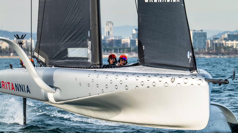 INEOS Britannia - AC40 - Day 33 - February 14, 2024 - Barcelona - photo © Paul Todd/America's Cup