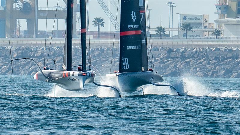 INEOS Britannia - AC40 - Day 33 - February 14, 2024 - Barcelona - photo © Paul Todd/America's Cup