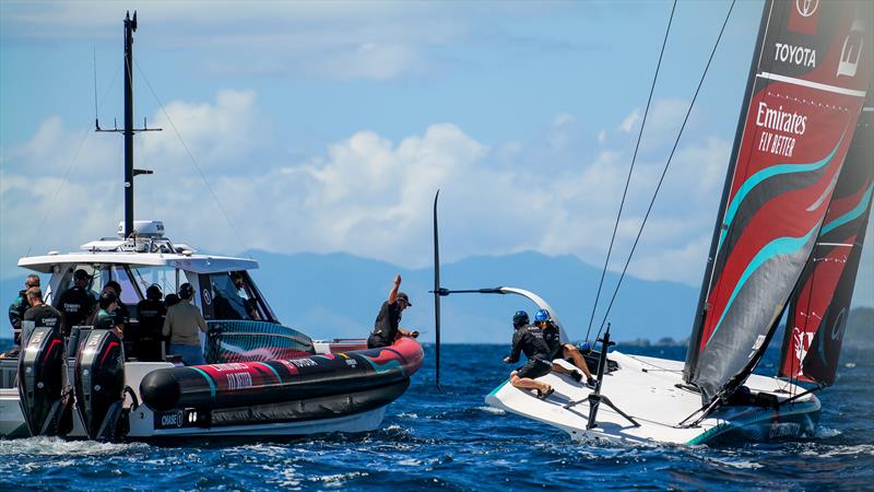 Emirates Team New Zealand - AC40 - Day 64 - Auckland - February 15, 2024 - photo © Sam Thom/America's Cup