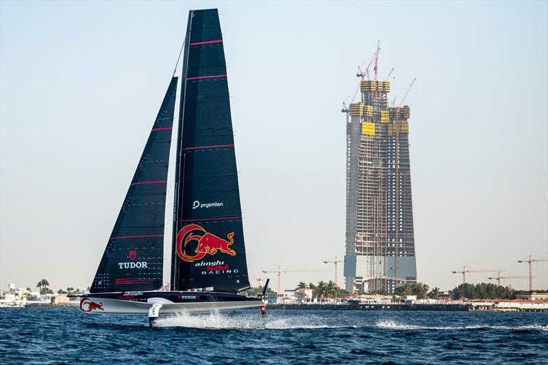 Alinghi Red Bull Racing - AC40 - Day 81 - February 19, 2024 - Jeddah, Saudi Arabia - photo © Alex Carabi / America's Cup