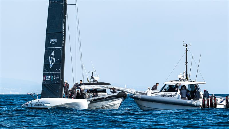 American Magic - AC40 - Day 94 - February 20, 2024 - Barcelona - photo © Ugo Fonolla / America's Cup