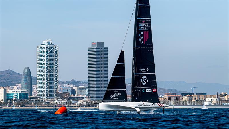 American Magic - AC40 - Day 94 - February 20, 2024 - Barcelona - photo © Ugo Fonolla / America's Cup