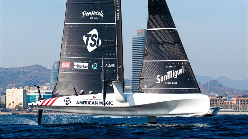 American Magic - AC40 - Day 94 - February 20, 2024 - Barcelona - photo © Ugo Fonolla / America's Cup