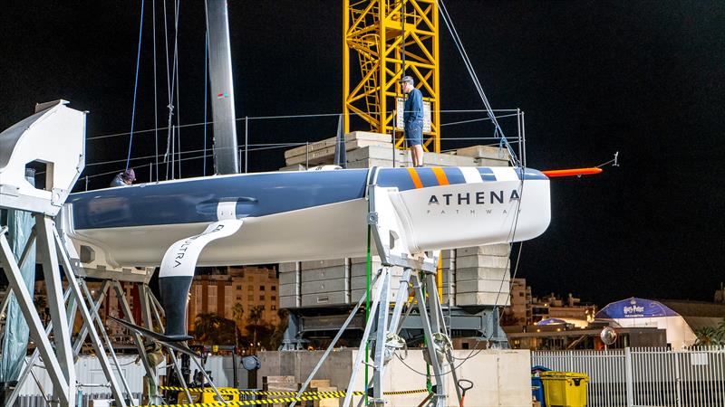 INEOS Britannia - AC40 - Day 34 - February 16, 2024 - Barcelona - photo © Paul Todd/America's Cup