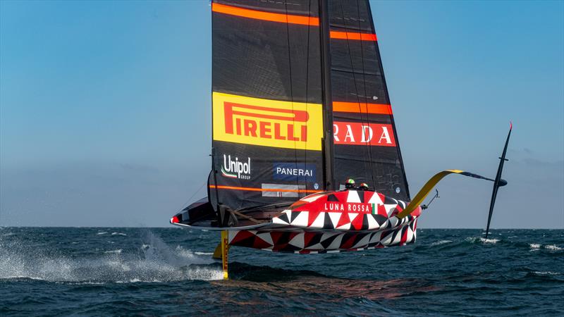 Luna Rossa - AC40 - Day 124 - February 22, 2024 - Cagliari photo copyright Ivo Rovira / America's Cup taken at Circolo della Vela Sicilia and featuring the AC40 class