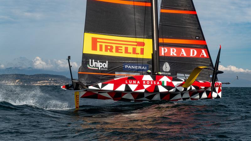 Luna Rossa - AC40 - Day 124 - February 22, 2024 - Cagliari photo copyright Ivo Rovira / America's Cup taken at Circolo della Vela Sicilia and featuring the AC40 class