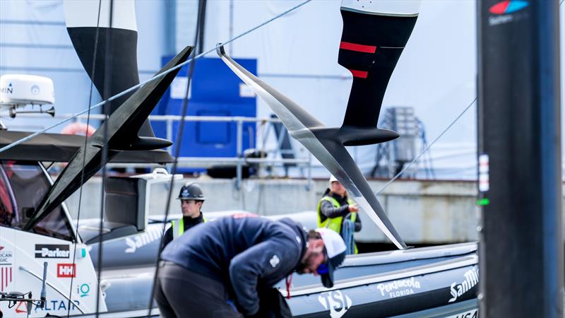 American Magic - AC40 - Day 97 - February 28, 2024 - Barcelona - photo © Ugo Fonolla / America's Cup