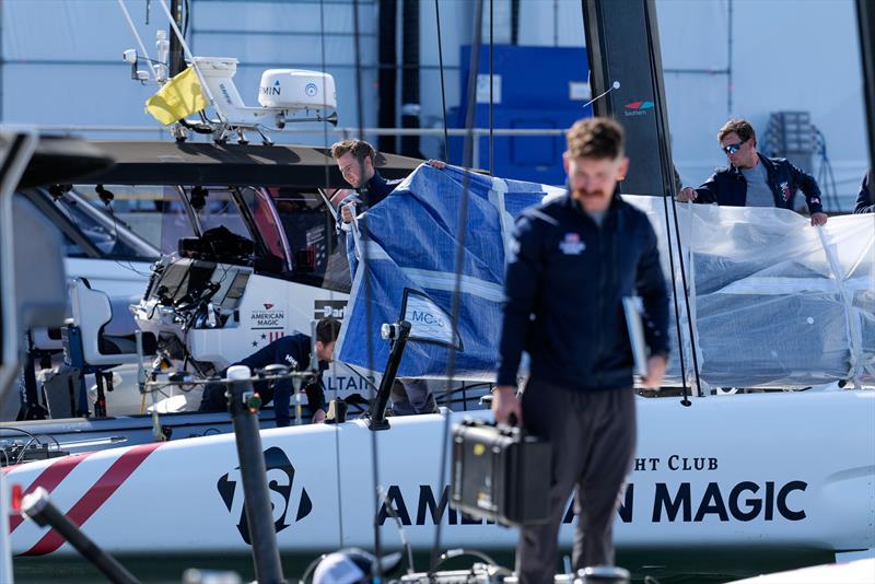 American Magic - AC40 - Day 97 - February 28, 2024 - Barcelona photo copyright Ugo Fonolla / America's Cup taken at New York Yacht Club and featuring the AC40 class