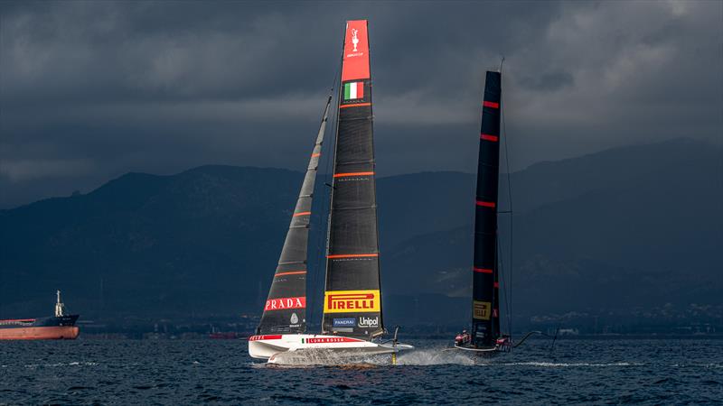 Luna Rossa - AC40 - Day 126 - February 29, 2024 - Cagliari photo copyright Ivo Rovira / America's Cup taken at Circolo della Vela Sicilia and featuring the AC40 class