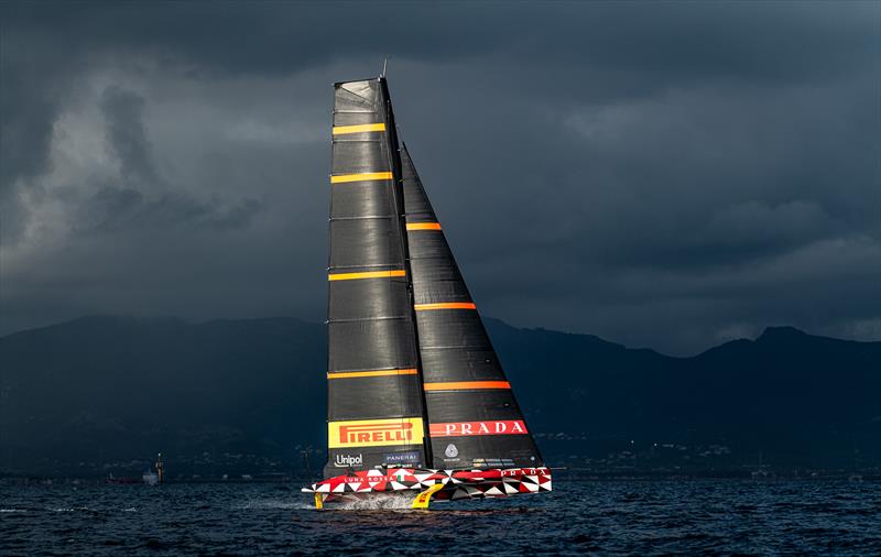 Luna Rossa - AC40 - Day 126 - February 29, 2024 - Cagliari photo copyright Ivo Rovira / America's Cup taken at Circolo della Vela Sicilia and featuring the AC40 class